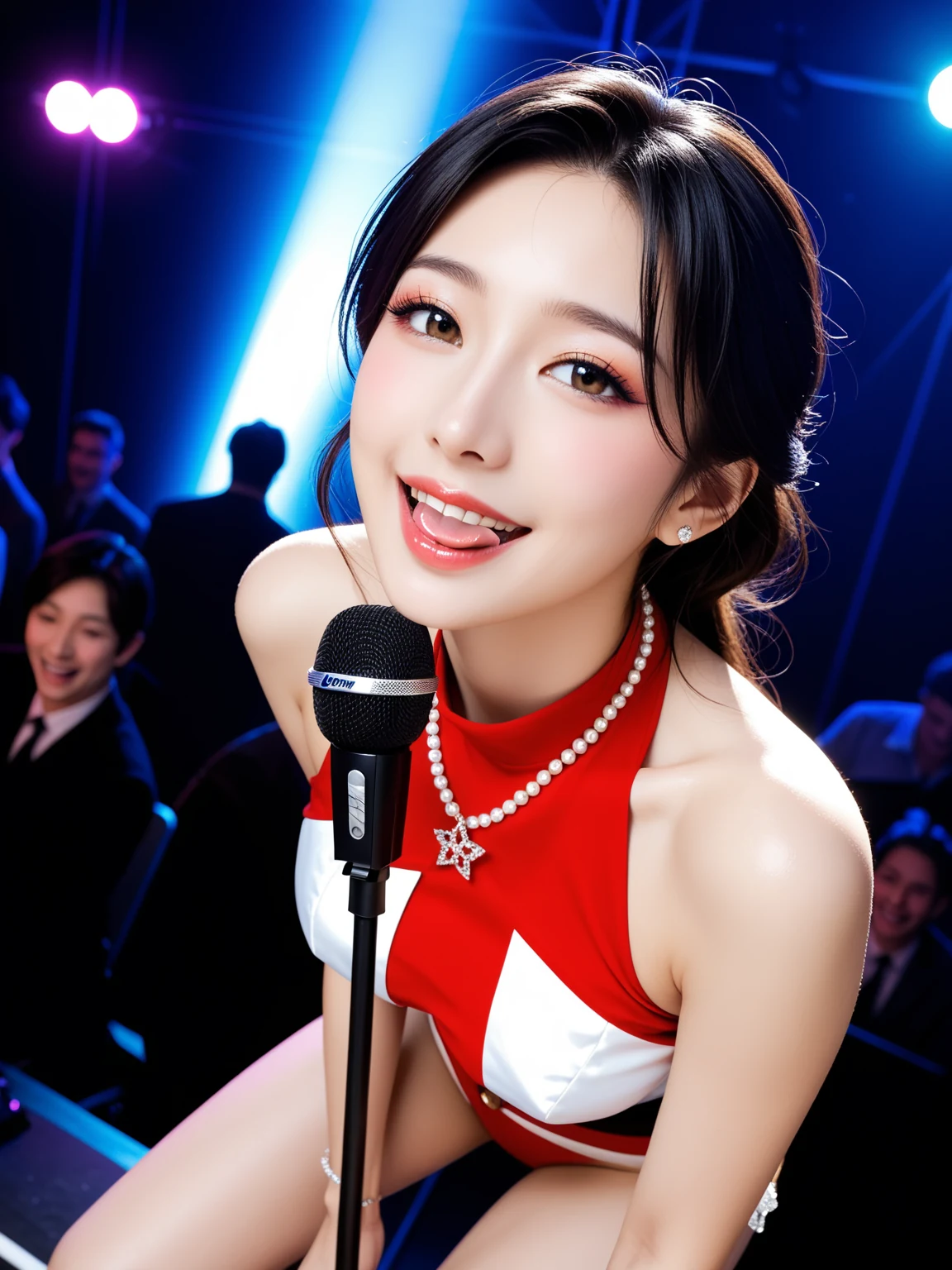 たまらん｜アイドルのステージ誘惑｜無料AIエロ画像32枚 20/32