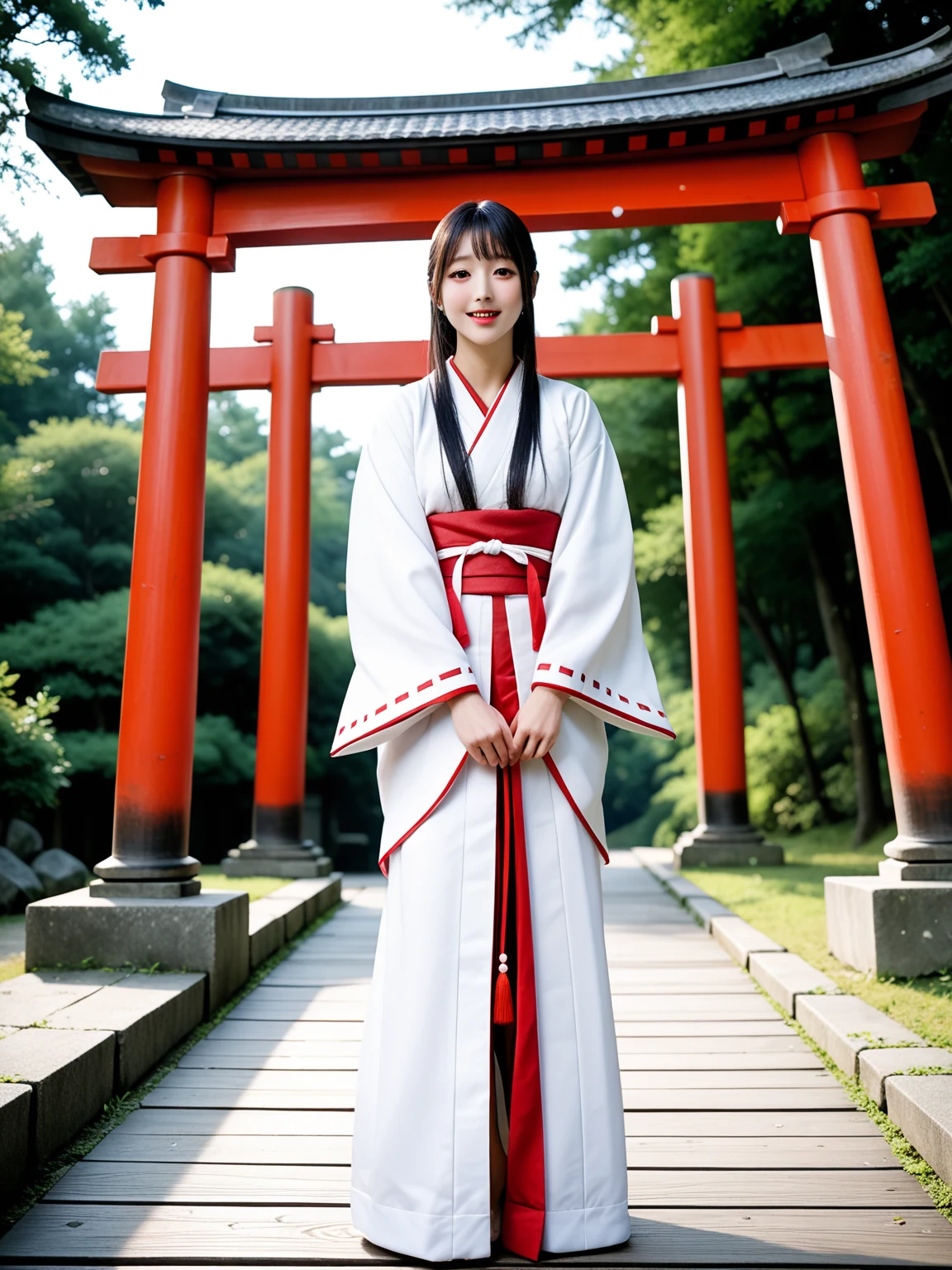 たまらん｜巫女の神社誘惑｜無料AIエロ画像32枚 4/32