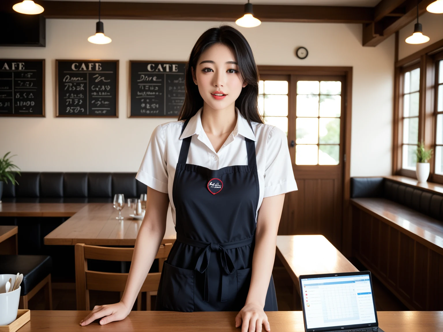 たまらん｜カフェ店員の誘惑｜無料AIエロ画像29枚 2/29